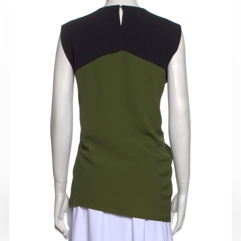 Narcisco Rodriguez silk Bateau Neckline Sleeveless Top (Size M/ US 6)